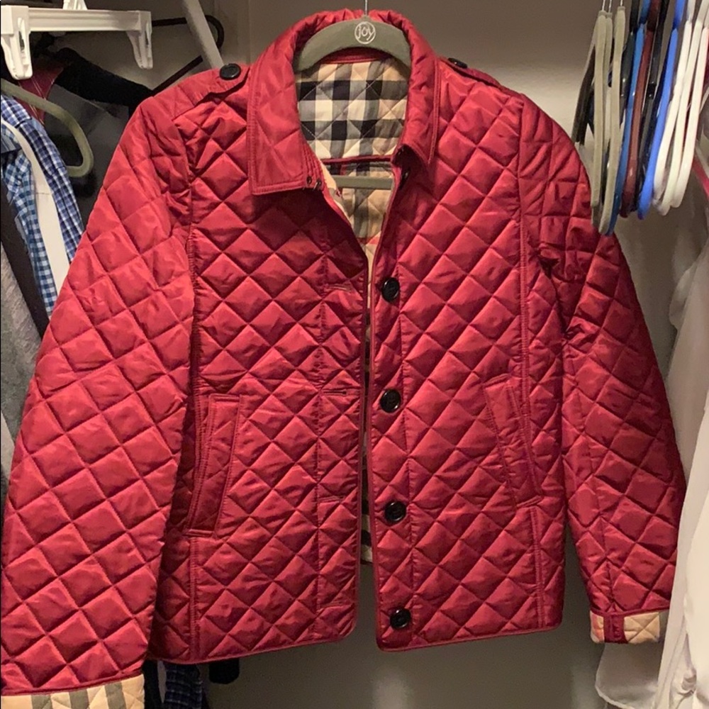 Girls Burberry lightweight jacket